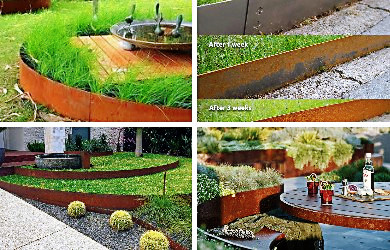 corten steel edging